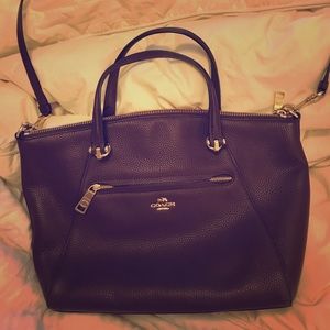 Coach oxblood prairie satchel